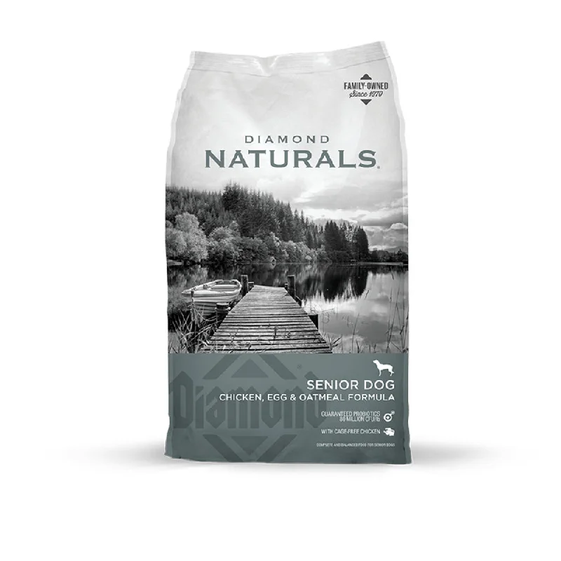 -Grain-free dog food recommendationDiamond Naturals Senior Chicken, Egg & Oatmeal Dry Dog Food