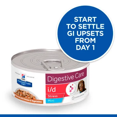 - Dog food discountsHill's Prescription Diet i/d Stress Mini Digestive Care Adult/Senior Wet Dog Food - Chicken with Vegetables Stew