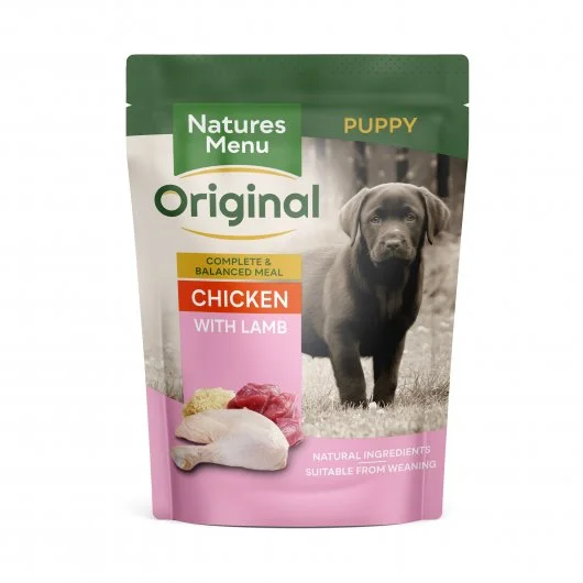 - Natural ingredient dog foodNatures Menu Puppy Wet Dog Food - Chicken, Lamb & Rice