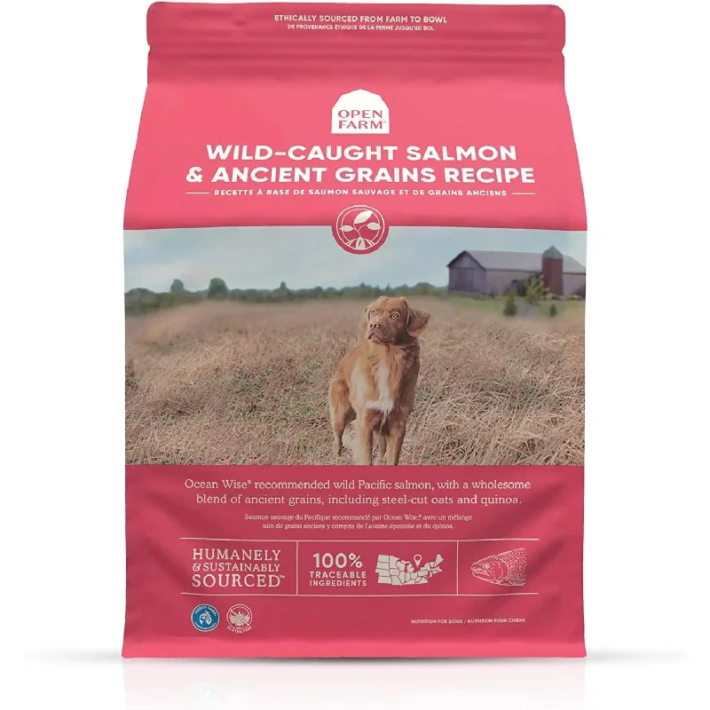  -Fish-containing dog foodOpen Farm Wild-Caught Salmon & Ancient Grains Dry Dog Food