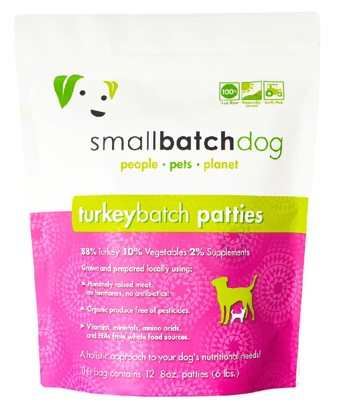 SmallBatch Frozen Raw Turkey Dog Food