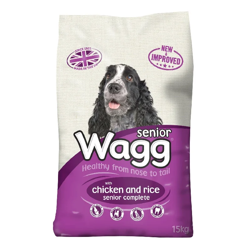 Dog FoodWagg Complete  Senior Chicken and Rice Dog Food 15Kg