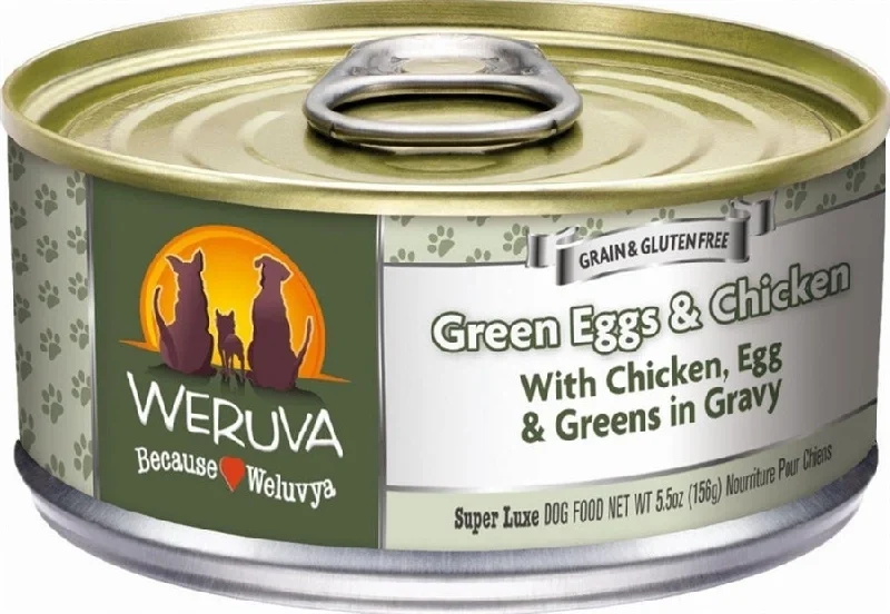 - Tear stain dog foodWeruva Green Eggs and Chicken Dog Food - 5.5 oz.