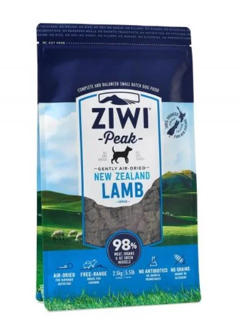 ZIWI Peak Gently Air-Dried New Zealand Lamb Dog Food